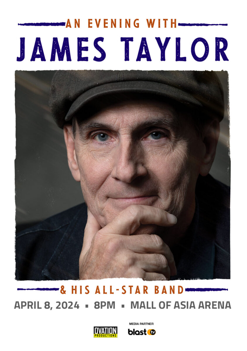 James Taylor Performing in Manila