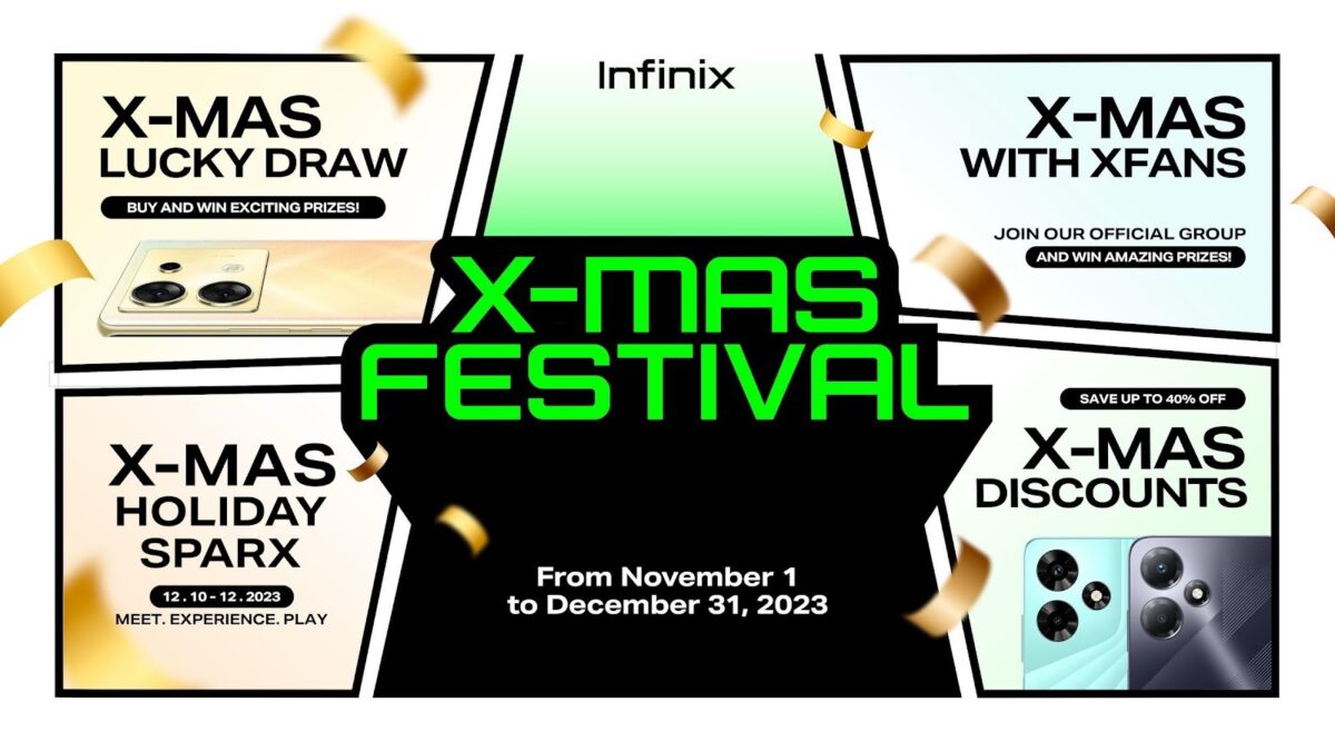 Celebrate the holidays with Infinix X-Mas Festival’s special discounts, promos