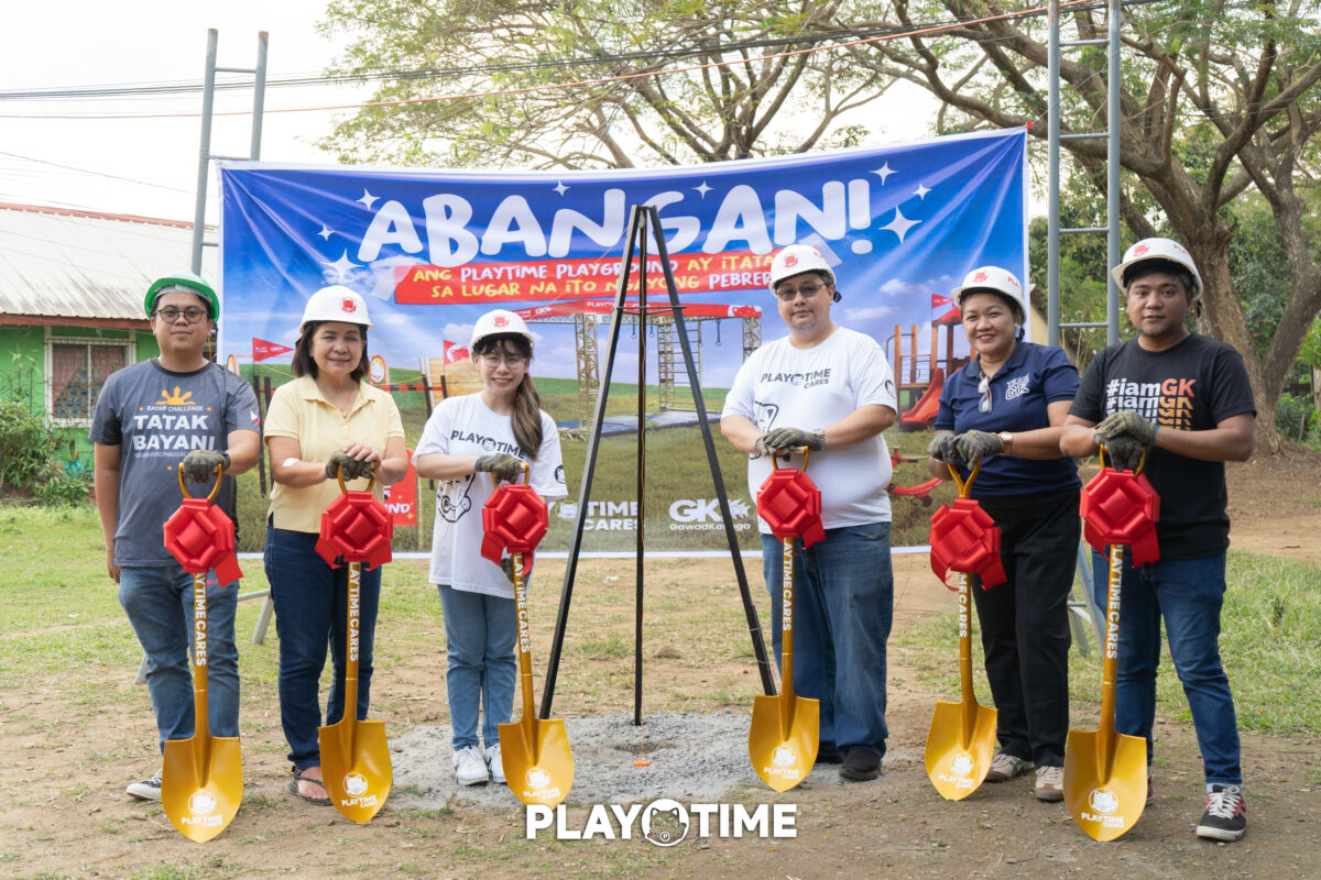 PlayTime and Gawad Kalinga Break Ground  for PlayTime Playground in Cavite