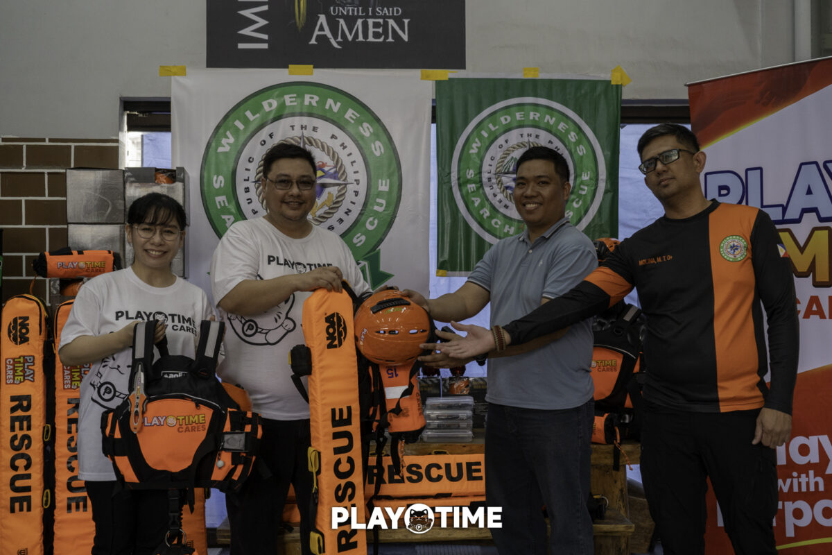 PlayTime Shows Support to WISAR Philippines With Rescue Equipment Donation