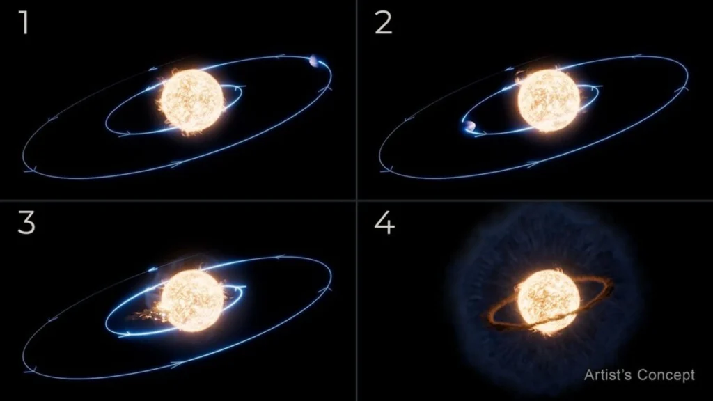 James Webb Telescope Reveals Planet Engulfment Mystery
