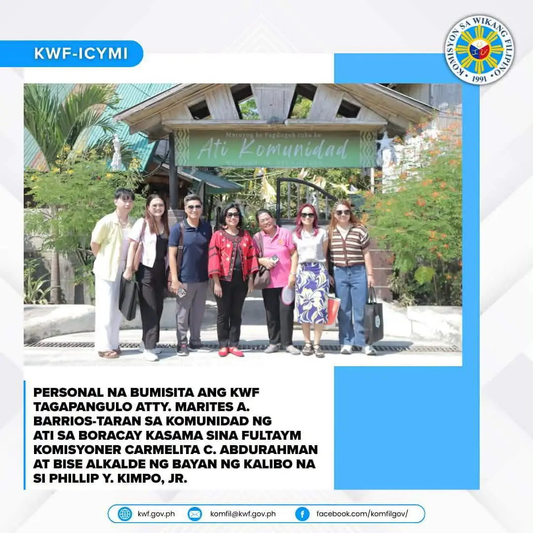 Reviving and Preserving Inati: KWF Key Officials Lead Language Validation in Boracay