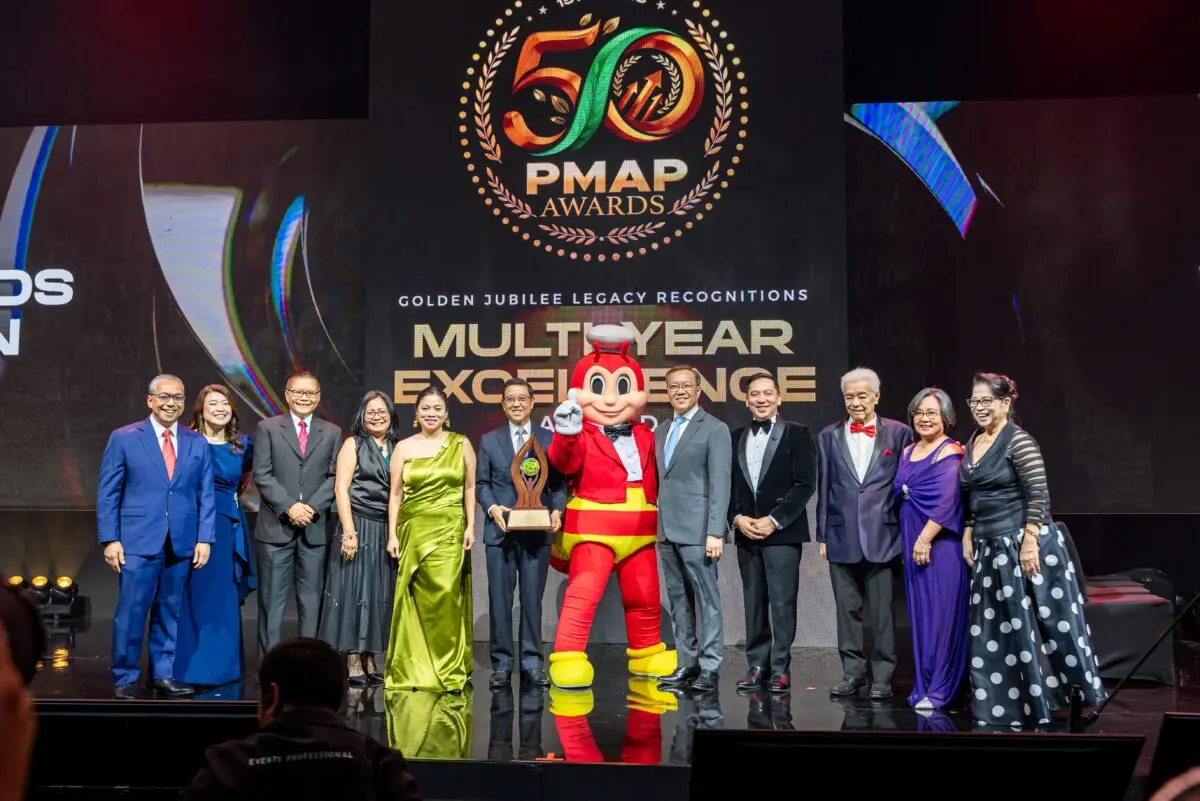 Jollibee Group among Four Honorees of PMAP Multi-Year Excellence Award