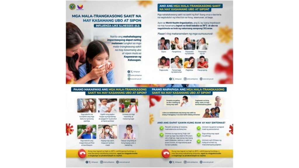 Rising Influenza-Like Illnesses Amid Rainy Weather: Public Urged to Strengthen Preventive Measures