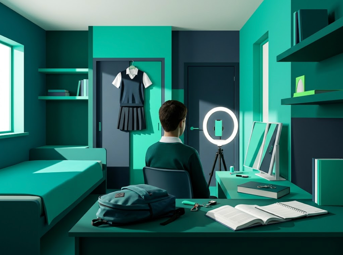 Get ready with me for school: how much can a routine video reveal about a child?