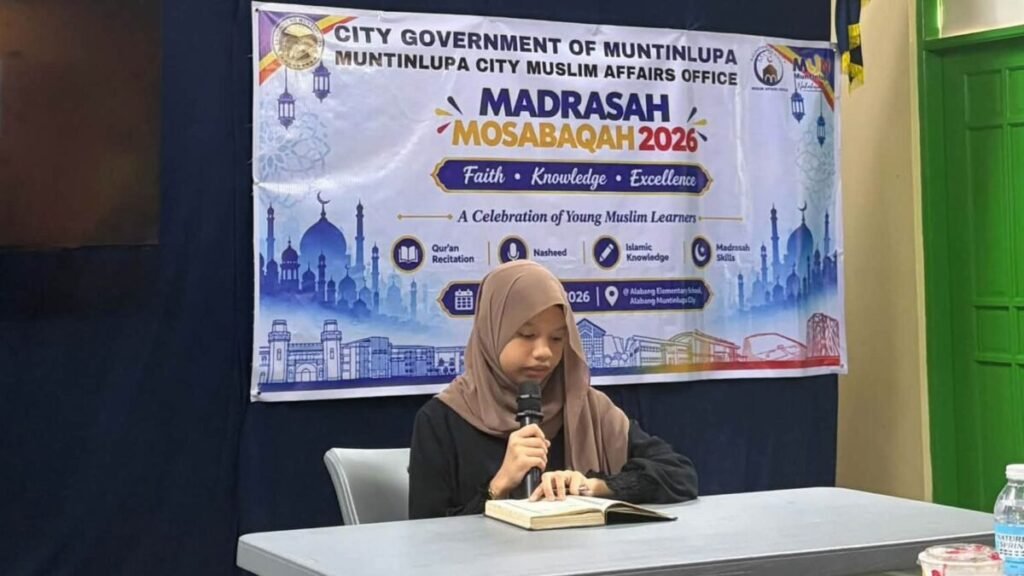 Madrasah Mosabaqah 2026 Highlights Muslim Youth Talent, Faith, and Excellence in Muntinlupa