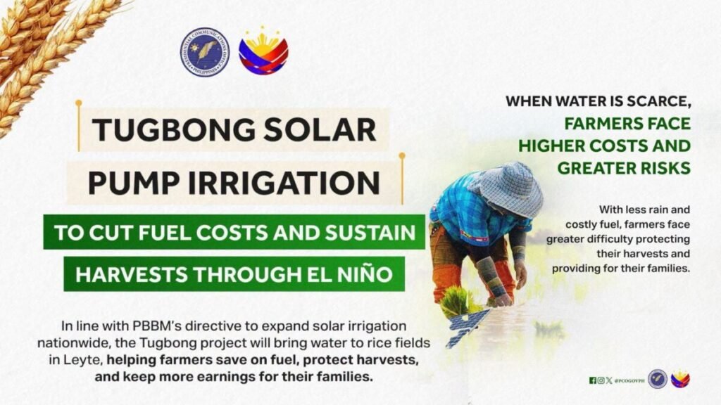 Solar-Powered Irrigation Project in Leyte to Help Farmers Cut Costs, Protect Crops and Boost Income